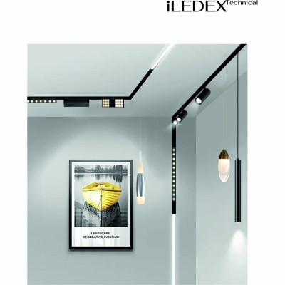 Магнитный трековый светильник iLEDEX TECHNICAL VISION 4822-001-L300-12W-110DG-3000K-BK