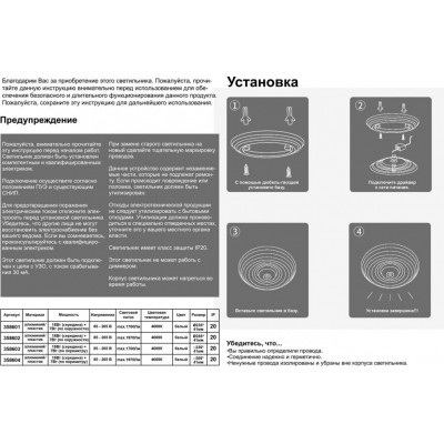 Светильник накладной светодиодный Novotech TRIN 358601