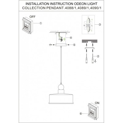 Подвесной светильник Odeon Light Bolli 4090/1