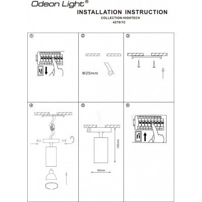 Потолочный накладной светильник Odeon Light Nino 4279/1C
