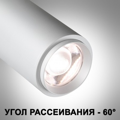 Трехжильный трековый светильник с перекл. цв.температуры и мощности Novotech NAIL 359028