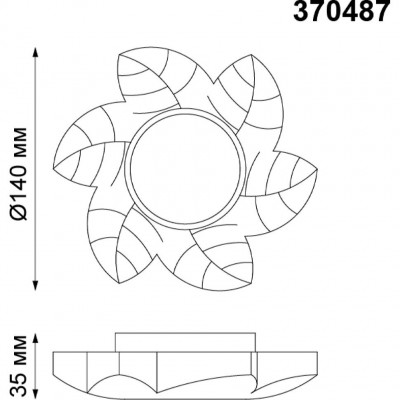 Встраиваемый светильник Novotech Pattern 370487