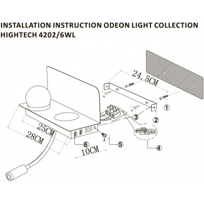 Светодиодный настенный светильник Odeon Light Smarty 4202/6WL