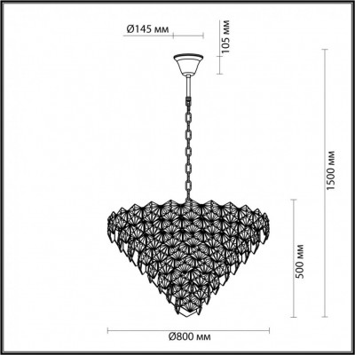 Люстра подвесная Odeon Light Talerti 4923/12