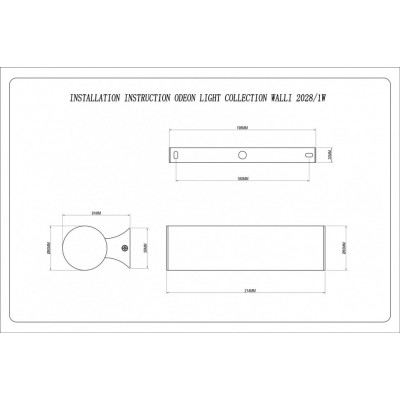 Бра Odeon Light TUBE 2028/1W