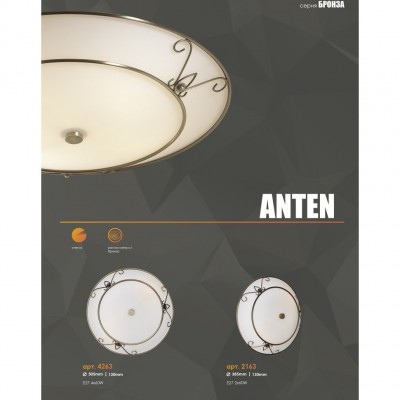Настенно-потолочный светильник SONEX ANTEN 2163