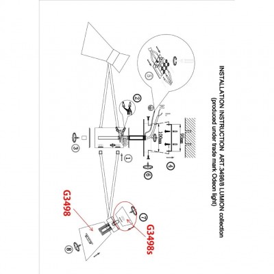 Люстра потолочная Lumion LACONICA 3498/8