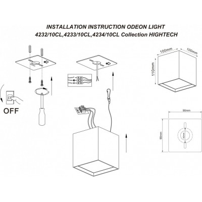 Светодиодный накладной потолочный светильник Odeon Light Roxy 4232/10CL