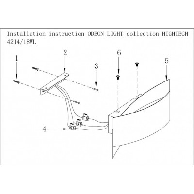 Светодиодный настенный светильник Odeon Light Twisty 4214/18WL