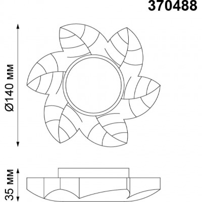Встраиваемый светильник Novotech Pattern 370488