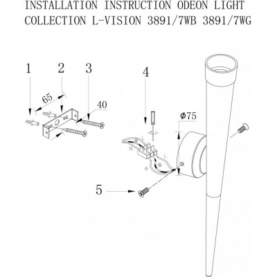 Светодиодный настенный светильник Odeon Light Vivat 3891/7WG