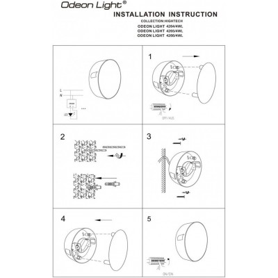 Светодиодный настенный светильник Odeon Light Beata 4264/4WL