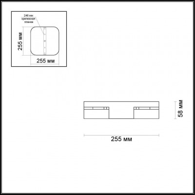 Светодиодный потолочный спот Odeon Light LACONIS 3538/4LC