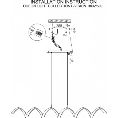 Светодиодный подвесной светильник Odeon Light Spira 3832/50L
