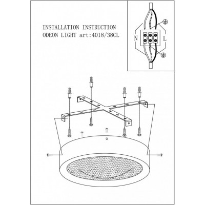 Светодиодный настенно-потолочный светильник Odeon Light TENO 4018/38CL