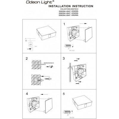 Светодиодный настенный светильник Odeon Light Vista 4259/8WL