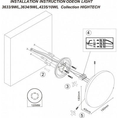 Влагозащищенный светодиодный настенный светильник Odeon Light Eclissi 4235/10WL