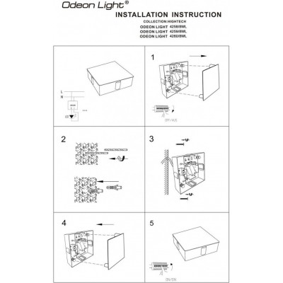 Светодиодный настенный светильник Odeon Light Vista 4260/8WL