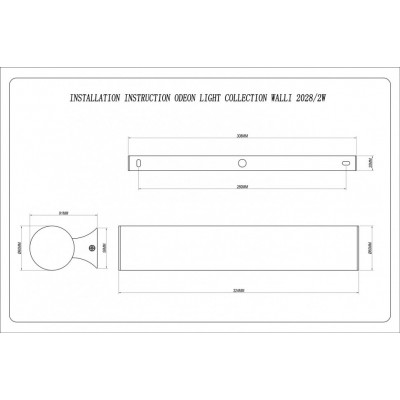 Бра Odeon Light TUBE 2028/2W