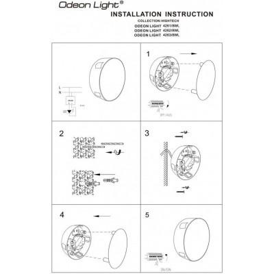 Светодиодный настенный светильник Odeon Light Beata 4261/8WL