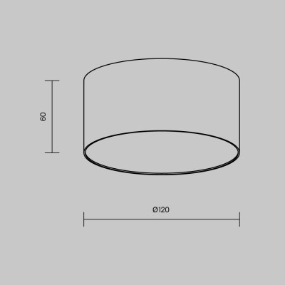 Потолочный светильник Technical C032CL-12W3K-RD-W