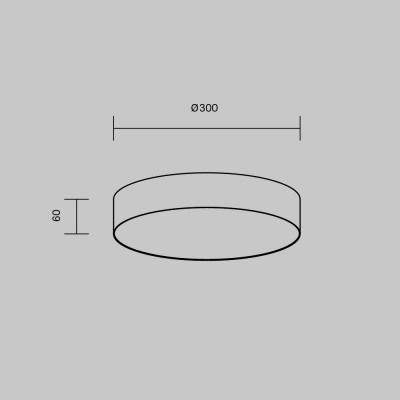 Потолочный светильник Technical C032CL-36W3K-RD-B