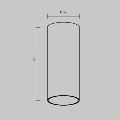 Потолочный светильник Technical C056CL-L12W2.7K-W-W