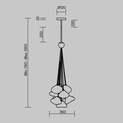 Подвесной светильник Freya FR5488PL-10CH