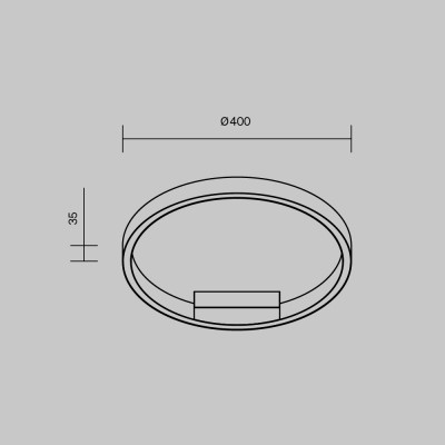 Потолочный светильник Maytoni Rim MOD058CL-L25WK