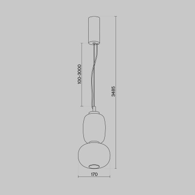 Подвесной светильник Maytoni Pattern MOD267PL-L18CH3K