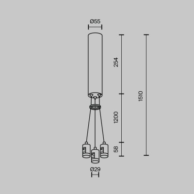 Комплектующие для трековой системы Technical TRA154SW-BB-R-BS