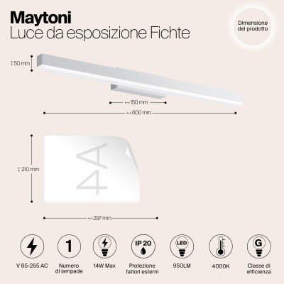 Подсветка Maytoni Fichte MIR012WL-L14W4K