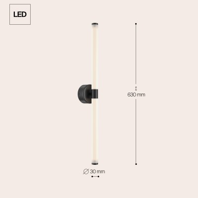 Настенный светильник (бра) Maytoni Axis MOD106WL-L16B3K