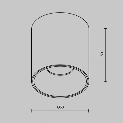 Потолочный светильник Technical C064CL-5W4K-RD-B