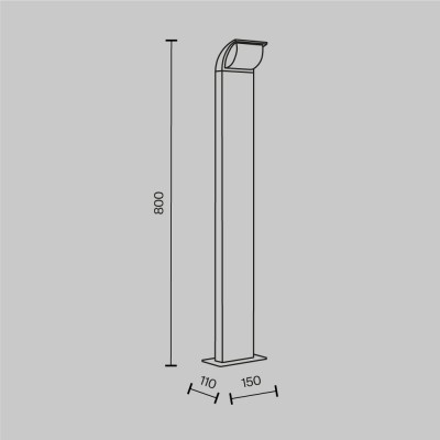 Ландшафтный светильник  Maytoni Outdoor Stock O446FL-L7GF3K