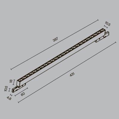 Трековый светильник Technical TR193-1-20W2.7K-M-B