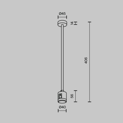 Комплектующие для трековой системы Technical TRA158C-IPCL1-BS