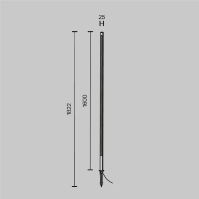 Ландшафтный светильник  Maytoni Outdoor Pole O440FL-L24GF3K