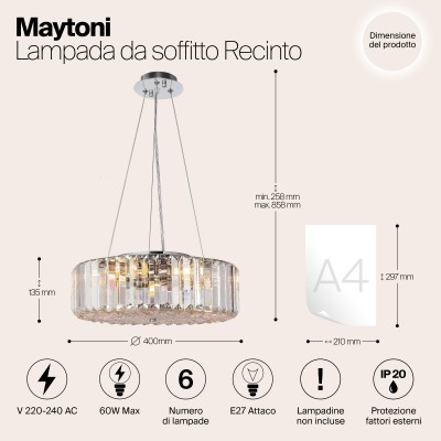 Потолочный светильник Maytoni Recinto MOD080CL-06CH