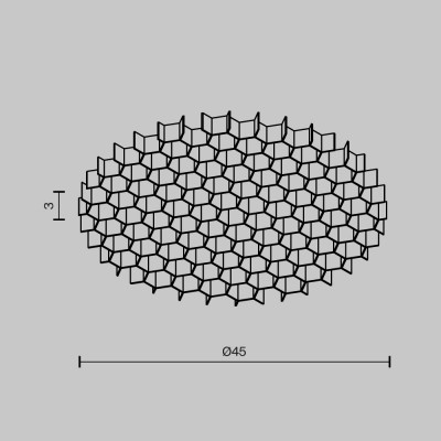 Комплектующие для светильника Technical HoneyComb-D45