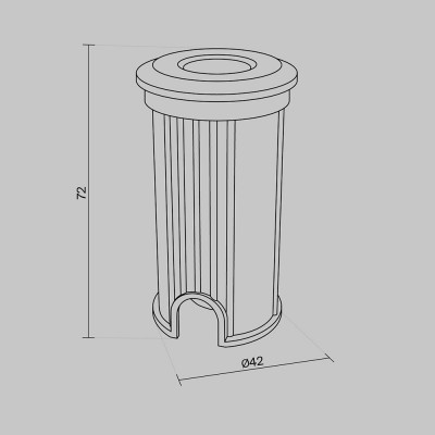 Встраиваемый светильник  Maytoni Outdoor Flash O044DL-L1S3K2