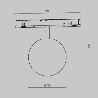 Трековый светильник Technical TR038-4-5WTW-DD-W