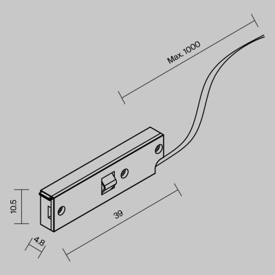 Комплектующие для трековой системы Technical TRA184B-1B-100