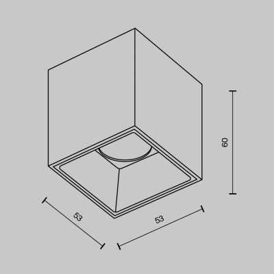 Потолочный светильник Technical C064CL-5W2.7K-SQ-WB