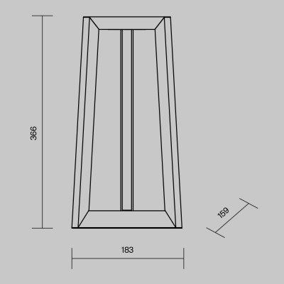 Ландшафтный светильник  Maytoni Outdoor Luft O466FL-L12B3K