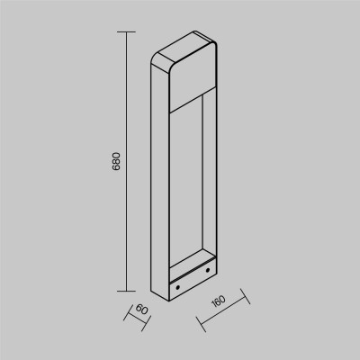 Ландшафтный светильник  Maytoni Outdoor Porte O481FL-L7BWD3K