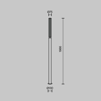 Ландшафтный светильник  Maytoni Outdoor Lit O593FL-L20GF3K