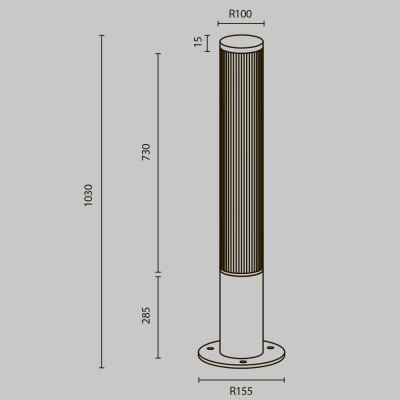 Ландшафтный светильник  Maytoni Outdoor Ster O467FL-L50B3K