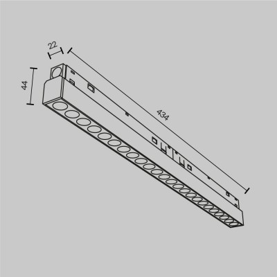 Трековый светильник Technical TR031-2-24W2.7K-B