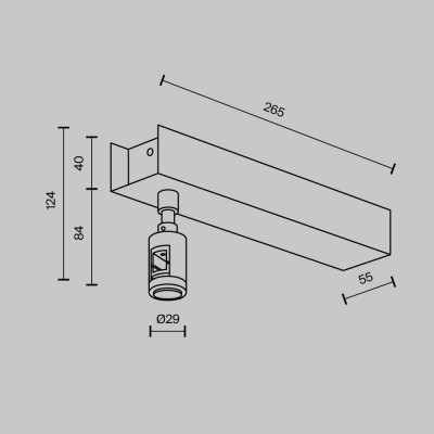 Комплектующие для трековой системы Technical TRA156C-BB1-B